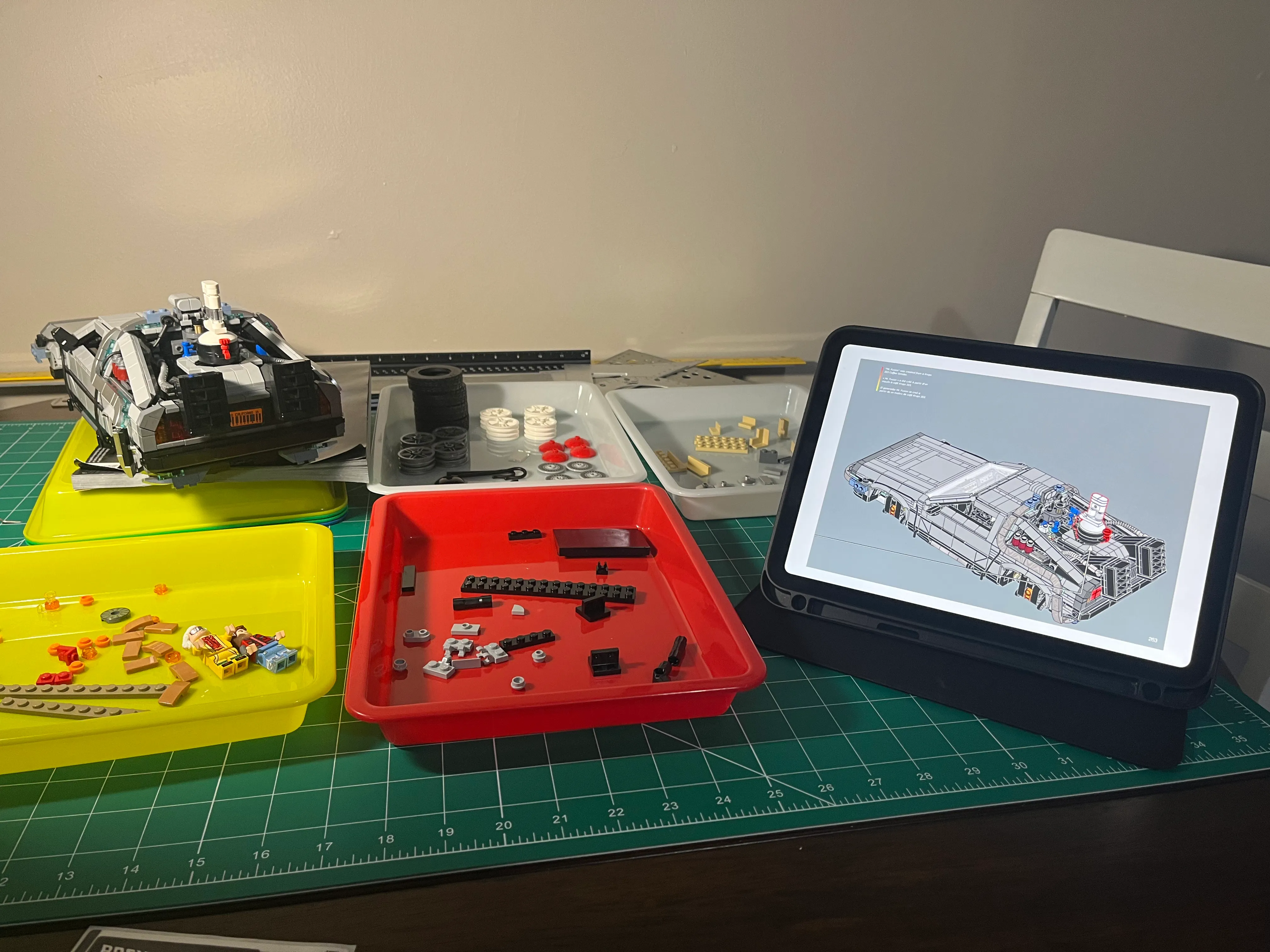 Back to the Future Lego Kit